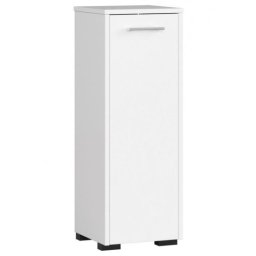 Dulap baie, placa laminata, 2 rafturi, alb, 30x30x82 cm