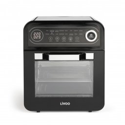 Friteuza-Cuptor cu aer cald Livoo DOC255, 1600 W, Capacitate 12 L, 16 programe