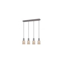 Lustră pe cablu WAILER 4xGU10/5W/230V gri Trio