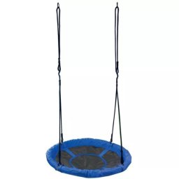 Spartan Leagăn cuib rotund - 95 cm, negru-albastru