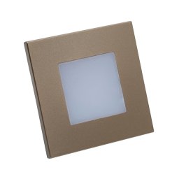 Corp de iluminat LED pentru scări STEP LIGHT LED/1W/230V auriu Emithor 48334
