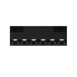 Spot Linear LED 9W, Magnetic, Negru, IP20, 48V, Lumina Calda (3000K), 137mm