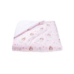 Paturica scaun auto model Balerine si plus velvet alb matlasat