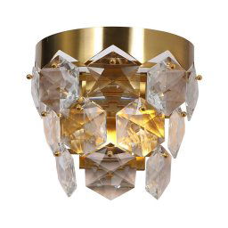 Aplică de cristal GRACE 2xE14/40W/230V aurie