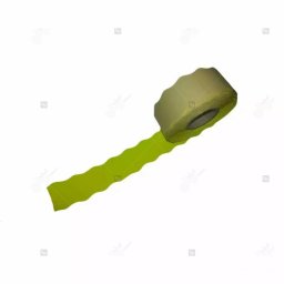 Etichete de pret fluorescente ondulate, galbene, 26 x 16 mm, 1000 buc rola