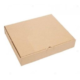 Cutii pentru pizza din carton microondul, nature, 325x325x35 mm