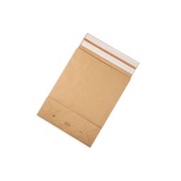 Plic burduf cu banda adeziva, maro, 450x350x120 mm