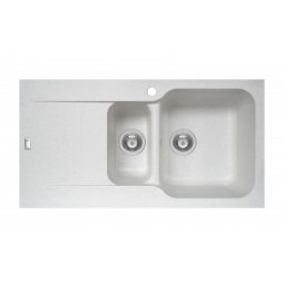 Chiuveta soft compozit Pyramis Level DUROTHEK 1 1/2B 1D DR ALB