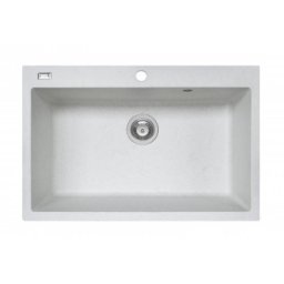 Chiuveta soft compozit Pyramis Square DUROTHEK 76x50 1B ALB