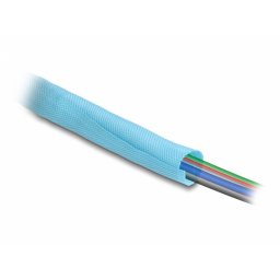 Organizator cabluri cu auto-inchidere/rezistent la caldura 5m x 19mm Albastru, Delock 20882