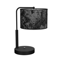 Lampă de masă SATINO 1xE27/60W/230V neagră/gri