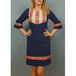 Rochie Stilizata cu Motive Traditionale Izabela 7