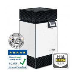 Purificator de aer TROTEC AirgoClean One, Filtru HEPA H14, Pre-filtru Lavabil dublu, Indicator PM 2.5, TVOC, Sleep, Turbo