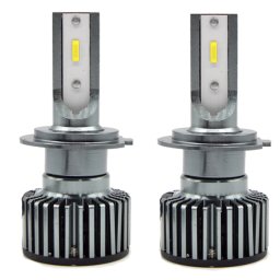 Set 2 Becuri Auto Led H7 R9 putere 80W 6000 lumeni temperatura 6000K