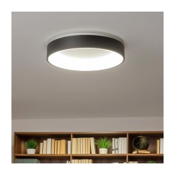 Brilagi - Lampă de tavan LED dimmabilă 40W/230V 3000-6500K neagră + telecomandă