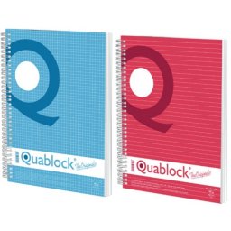 Caiet cu spira A4 120 file Quablock Pigna