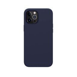 Husa iPhone 12 Pro Max 6.7 Silicon Liquid Dark Blue