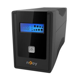 UPS nJoy Cadu 850, 850VA/480W, Afisaj LCD cu ecran tactil, 2 x prize Schuko