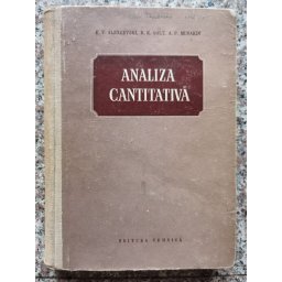 Analiza Cantitativa - E.v. Alexeevski R.k. Golt A.p. Musakin