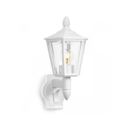 Aplică de exterior L 15 1xE27/60W/230V IP44 albă Steinel 069186