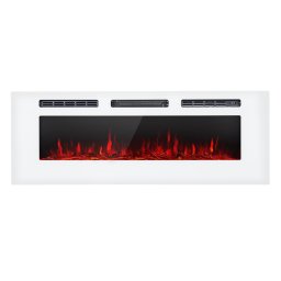 Klarstein Galeras, șemineu electric de perete și de încorporat, 1800 W, LED, 3 culori, temporizator (GDW24-Galeras127W)