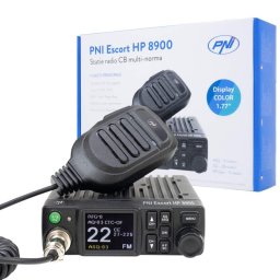 Statie Radio CB PNI Escort HP 8900 Auto Squelch 12V - 24V * Model nou 2026 * Ecran LCD