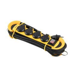 Prelungitor Workshop extension cord 4 AC sockets, 5m, 3680W