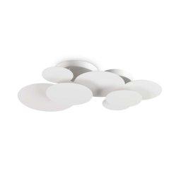 Plafoniera Cloud, 46W LED, L:74 cm, H:13 cm, metal alb mat