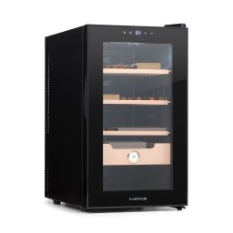 Klarstein El Presidente 48, Humidor pentru trabucuri, 48L, 3 sertare, 1 compartiment din lemn de cedru (HEA-Senator50-BLK)