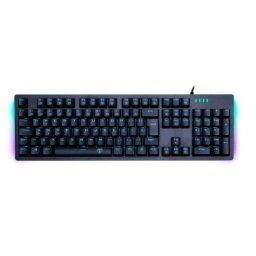 Tastatura Gaming Mecanica Bermuda Negru Iluminare Ice-Blue Switch-uri Albastru