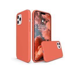Husa iPhone 12 Pro Max 6.7 Silicon Liquid Nectarine
