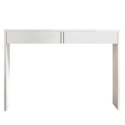 Consola, din mdf alb, Violet, 115x40x78 cm