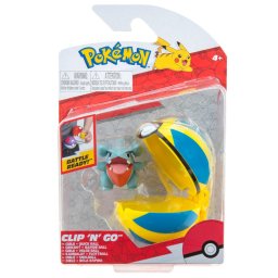 POKEMON Figurine CLIP' N' GO - Gible + Quick Ball