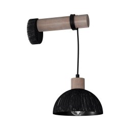 Aplică ERIK 1xE27/60W/230V maro/negru