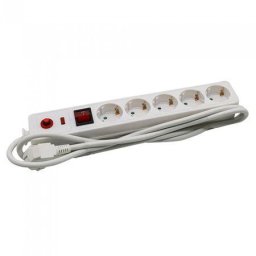 Prelungitor SKU-8818, 5 prize, lungime cablu 1.4 m, alb