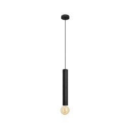 LED Lustră pe cablu TUBA 1xGU10/20W/230V neagră