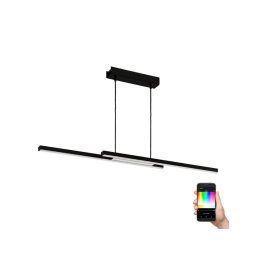 Lustră LED RGBW dimabilă pe cablu FRAIOLI-Z LED/32W/230V negru Eglo 900081