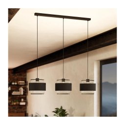 Lustră pe cablu BAZELY 3xE27/40W/230V Eglo 43669