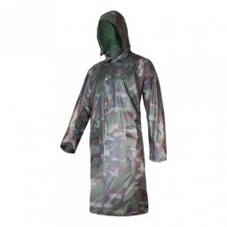 PELERINA PLOAIE CU NASTURI SI FERMOAR / CAMUFLAJ - L