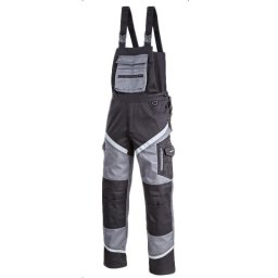 Salopeta lucru groasa premium negru-gri - 2xl/h-188