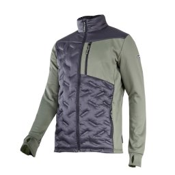 Jacheta mediu-elastica cu matlasare / verde-negru - m