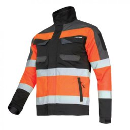 Jacheta reflectorizanta slim-fit / portocaliu - l