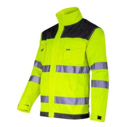 Jacheta reflectorizanta intarita / verde - 2xl