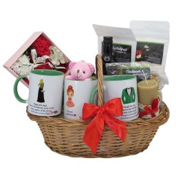 Cos cadou traditional, Nasi ca ai mei, nimeni nu are! , produse naturale, 12 piese - ALIF202007