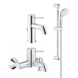 Set complet baterii baie 3 in1 Grohe Classic marimea S (23782000 ,23787000,27853003 )