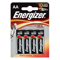 Baterii 7638900246599, ENERGIZER Base Power Seal, AA, LR6, 1.5V, 4 pcs
