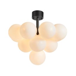Markslöjd 107913 - Lustru aplicat MERLOT, 13 x soclu G9, 20 W / 230 V, Ø 56 cm, alb/negru