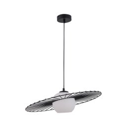 Lustră pe cablu SOL 1xE27/60W/230V neagră