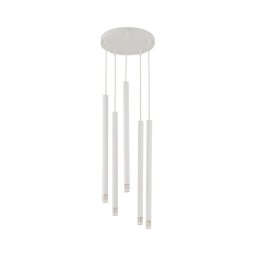 Lustră pe cablu STALACTITE LASER 5xG9/3W/230V albă