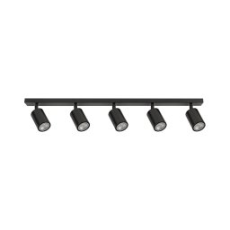 Spot ZOOM 5xGU10/25W/230V negru